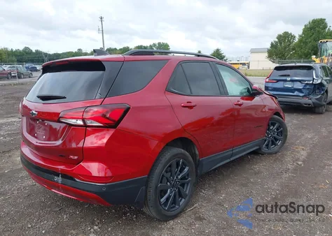 2024 Chevrolet Equinox Awd Rs из США, поврежденный, VIN 3GNAXWEG3RS107128